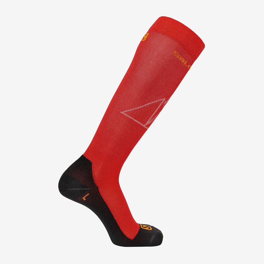 Salomon Singapore Mens Socks - QST Red | 75890-OJUX